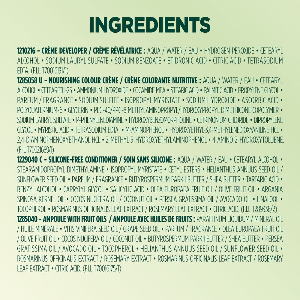 WFP 755029 ULTRA CREME 51 INGREDIENTS EN